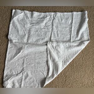 Janie and Jack Soft Gray 2 sided swaddle blanket
